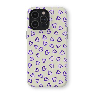 HEART CHARADE Phone Case | iPhone 16/15/14/13/12 Pro Max MagSafe | Galaxy S25/S24/S23/S22 Ultra | Pixel 6/7/8/9 Pro XL | Slim Tough