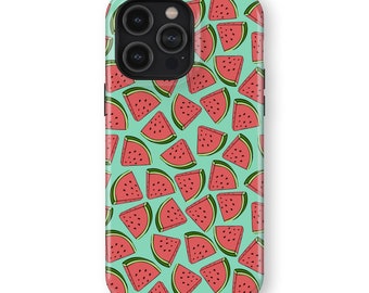 WATERMELON WONDER Phone Case | iPhone 16/15/14/13/12/11 Pro Max MagSafe | Galaxy S25/S24/S23/S22 Ultra | Pixel 6/7/8/9 Pro XL | Slim Tough