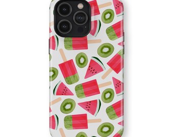 TROPICAL TREAT TRIO Phone Case | iPhone 16/15/14/13/12/11 Pro Max MagSafe | Galaxy S25/S24/S23/S22 Ultra | Pixel 6/7/8/9 ProXL | Slim Tough