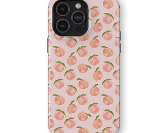 SWEET PEACH Phone Case | iPhone 16/15/14/13/12/11 Pro Max MagSafe | Galaxy S25/S24/S23/S22 Ultra | Pixel 6/7/8/9 Pro XL | Slim Tough