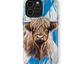 HIGHLAND MAJESTY Phone Case | iPhone 16/15/14/13/12/11 Pro Max MagSafe | Galaxy S25/S24/S23/S22 Ultra | Pixel 6/7/8/9 Pro XL | Slim Tough