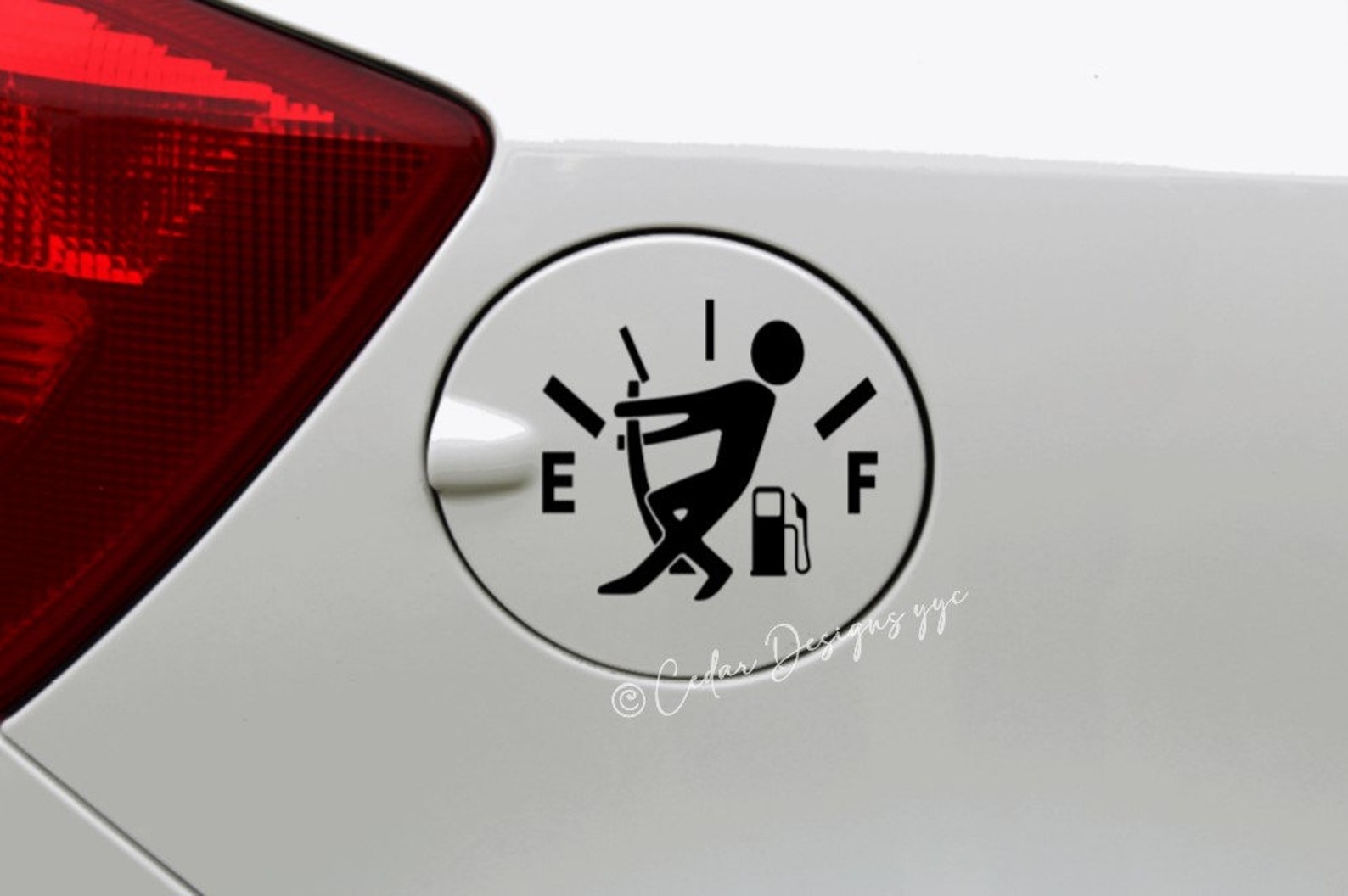 Male Gas Tank Decal Gas Tank Decal Bumper Sticker Vehicle Etsy