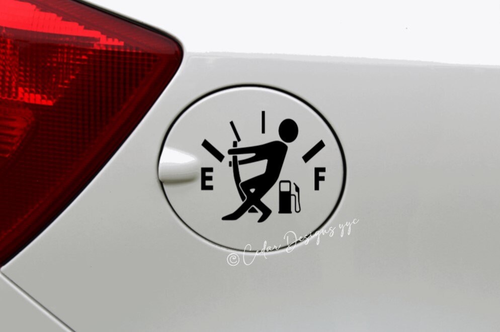 Male gas tank decal gas tank decal bumper sticker vehicle Etsy