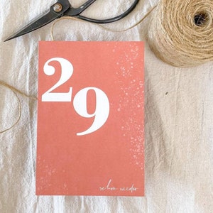 Geburtstagskarte | Postkarte | Glückwunsch | Geburtstag | 29 - schon wieder