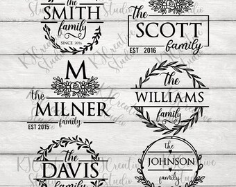 Download Family Name Svg Etsy