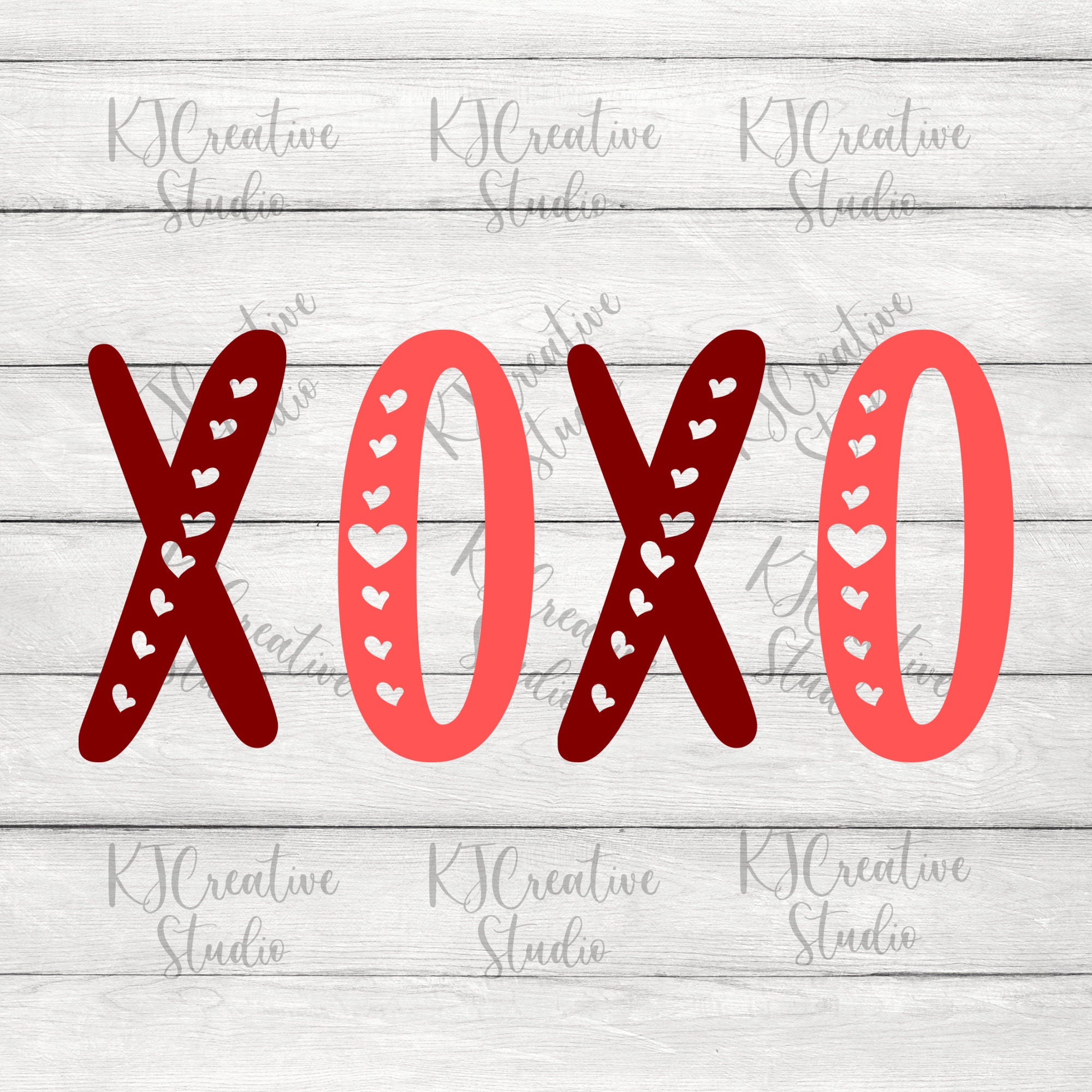 XOXO With Heart SVG, Valentines Day SVG - Love Heart Svg/dxf/png ...