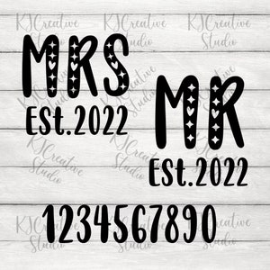 Monogram ślubny Svg Pan i Pani Rozdzielony Monogram Svg Zaręczyny Svg Mąż Żona Panna Młoda Pan Młody Svg Małżeństwo Rozdzielony monogram Ramka nazwiska Svg