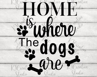 Cane SVG, Pelliccia Mamma, La vita è buona con un cane, Rescue Dog Mamma, Home Is Where The Dogs Are, Tutto ciò di cui hai bisogno è amore, vinile, adesivi, cricut