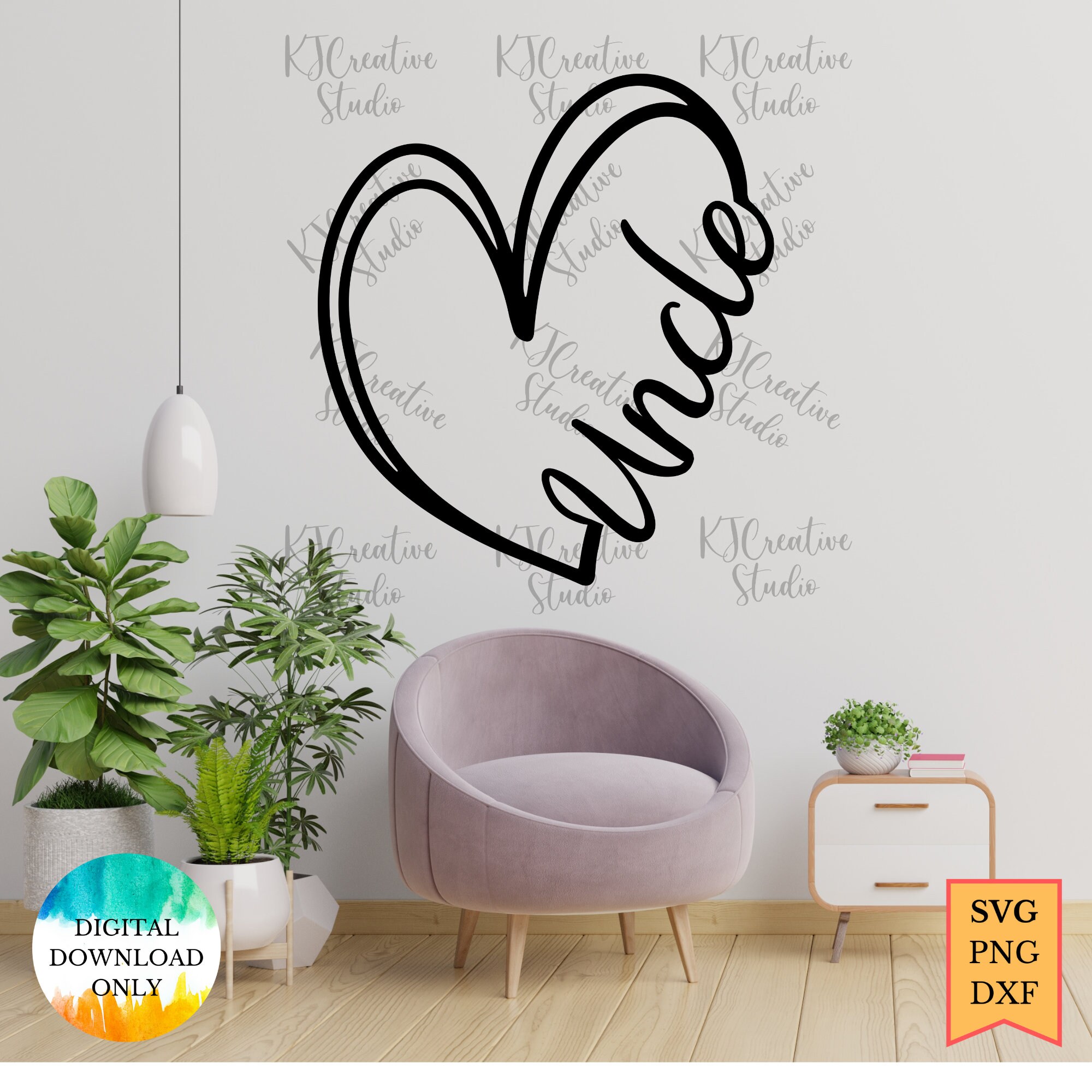 Uncle Script Font With Heart Svg/png - Uncle Svg - Best Uncle Ever ...