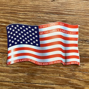 Die-cut American Flag Magnet