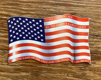Die-cut American Flag Magnet