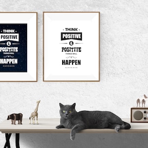 Inspirational Poster -- Think Positive