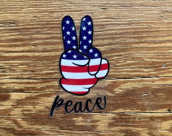 Peace Sign Window Cling