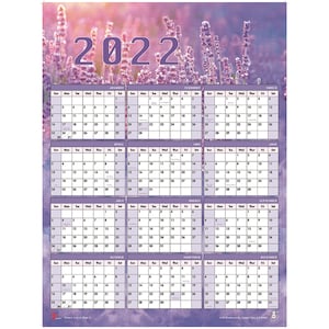 2025 Lavendelblüten Wandkalender