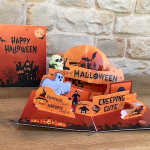 Trick-or-Treat Halloween Pop-up kaart