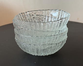 Nanny Still "Kehrä" bowl set of 4 by Riihimäen lasi