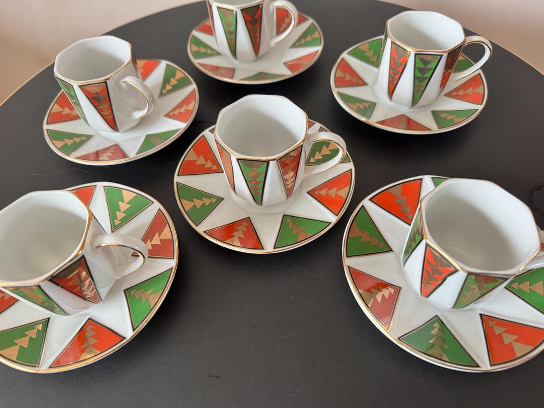 Set of 6 Vintage Japanese Marumi Espresso Cups - Etsy