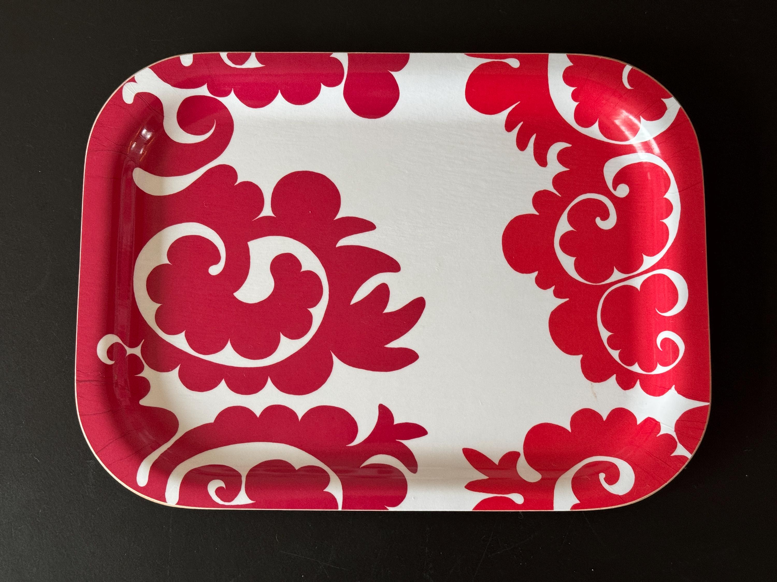 【たぁこ*さま】vintage tray ❀ スポンコリ トレイ Finland たぁこ*さま】vintage tray 高価 ❀ スポンコリ トレイ Finland