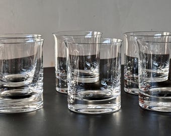 Valto Kokko "Otso" glass set of 6 by Iittala Finland
