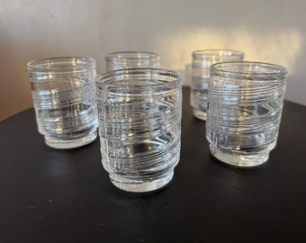 Jorma Vennola "Minttu" glass set 5 by Iittala