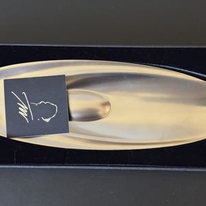 Cuenco de acero Tapio Wirkkala de Kultakeskus Finlandia en la caja original