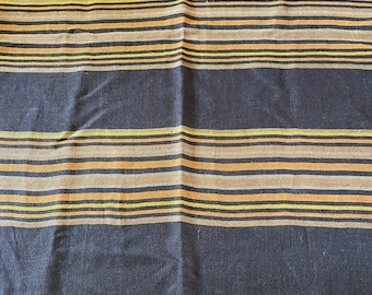 Vintage hand woven linen tablecloth by Helmi Vuorelma