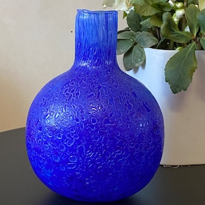 Oiva Toikka ”Tunturissa” art glass bottle by Nuutajärvi