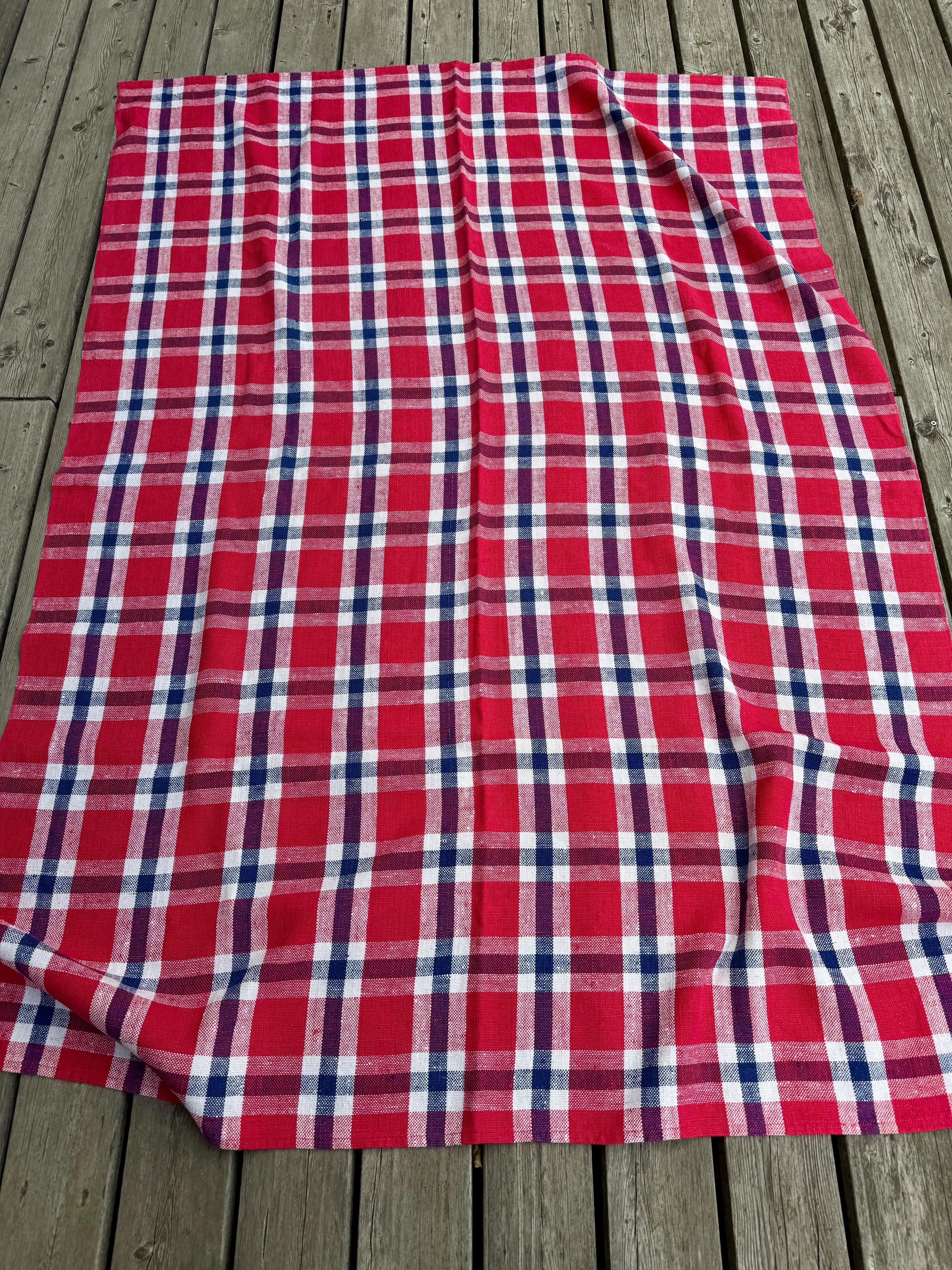 Tampella COOK テーブルクロス ヴィンテージ Tampella Cook Tablecloth 100% Linen - Etsy