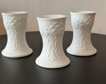Gunvor Olin-Grönqvist "Suvi" candleholder set of 3 by Arabia Finland