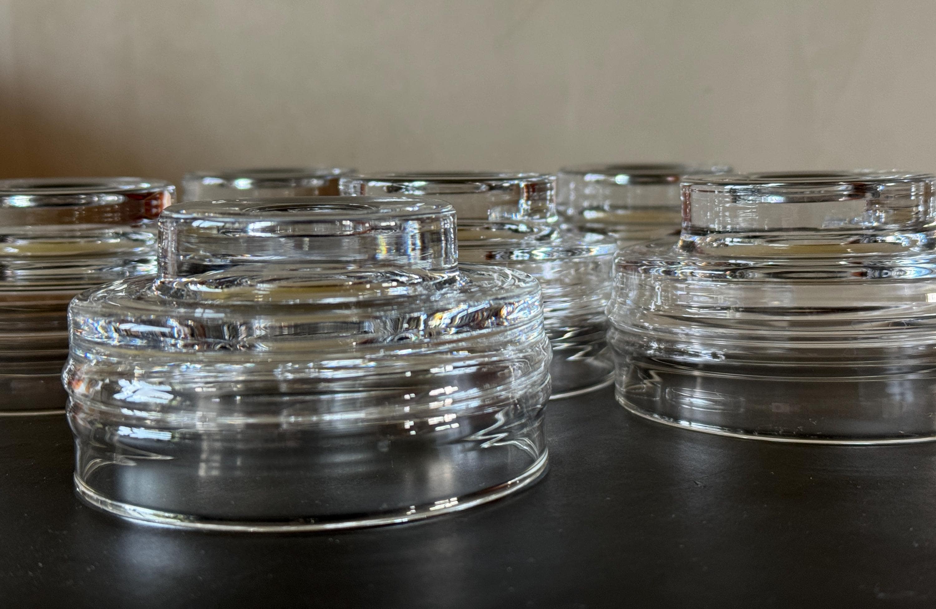 イッタラ　ティモ・サルパネヴァ　ピサラレンガス　ガラスボウル　4個セット イッタラ ティモ サルパネヴァ ピサラレンガス ボウル 6 個