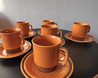 Egersund cups and sauces set of 6 made in Norway