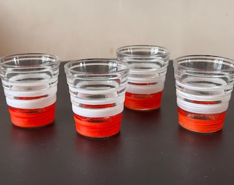 Aino Aalto shot glass set of 4 by Karhula-Iittala Finland