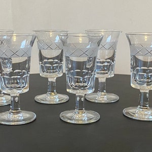 Antica glass set of 6 by Nuutajärvi Finland