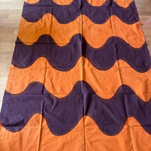 Marimekko Maija Isola &quot;Lokki&quot; 1961 vintage curtains set of 2
