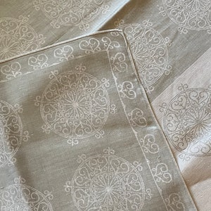 Tampella Pirkko Alho linen tablecloth &quot; Rauma&quot;
