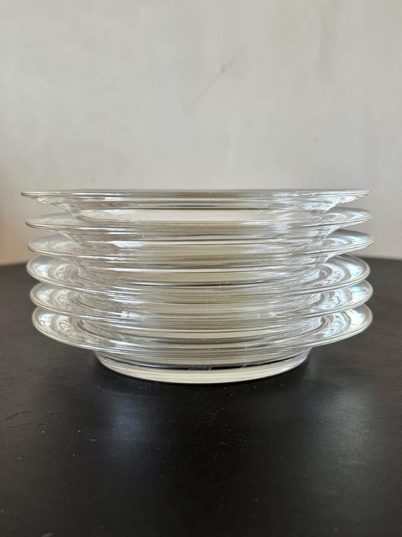 Kaj Franck Nuutajärvi Prisma Plate Set of 6 - Etsy