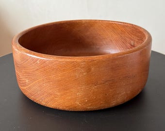 Vintage teak bowl made in Finland