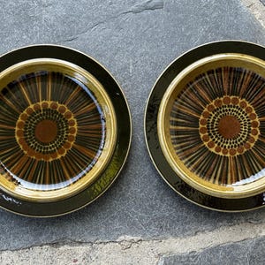 Gunvor Olin-Grönqvist &quot;Kosmos&quot; plates set of 2 by Arabia