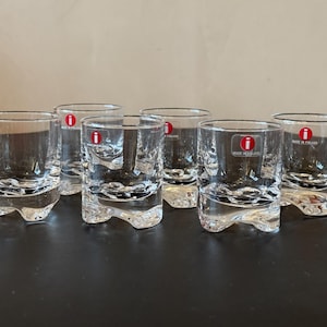 Iittala Tapio Wirkkala Gaissa shot glass set of 6