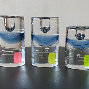 Timo Sarpaneva &quot;Arktia&quot; candle holder set of 3 by Iittala