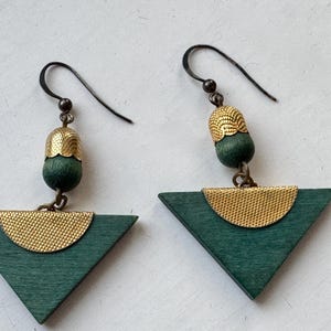 Aarikka vintage earrings, Finland
