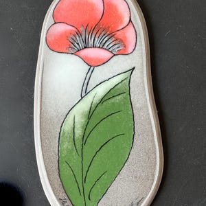 Heljä Liukko-Sundström &quot;Iloinen katse&quot; wall tile 1995 by Arabia, Finland