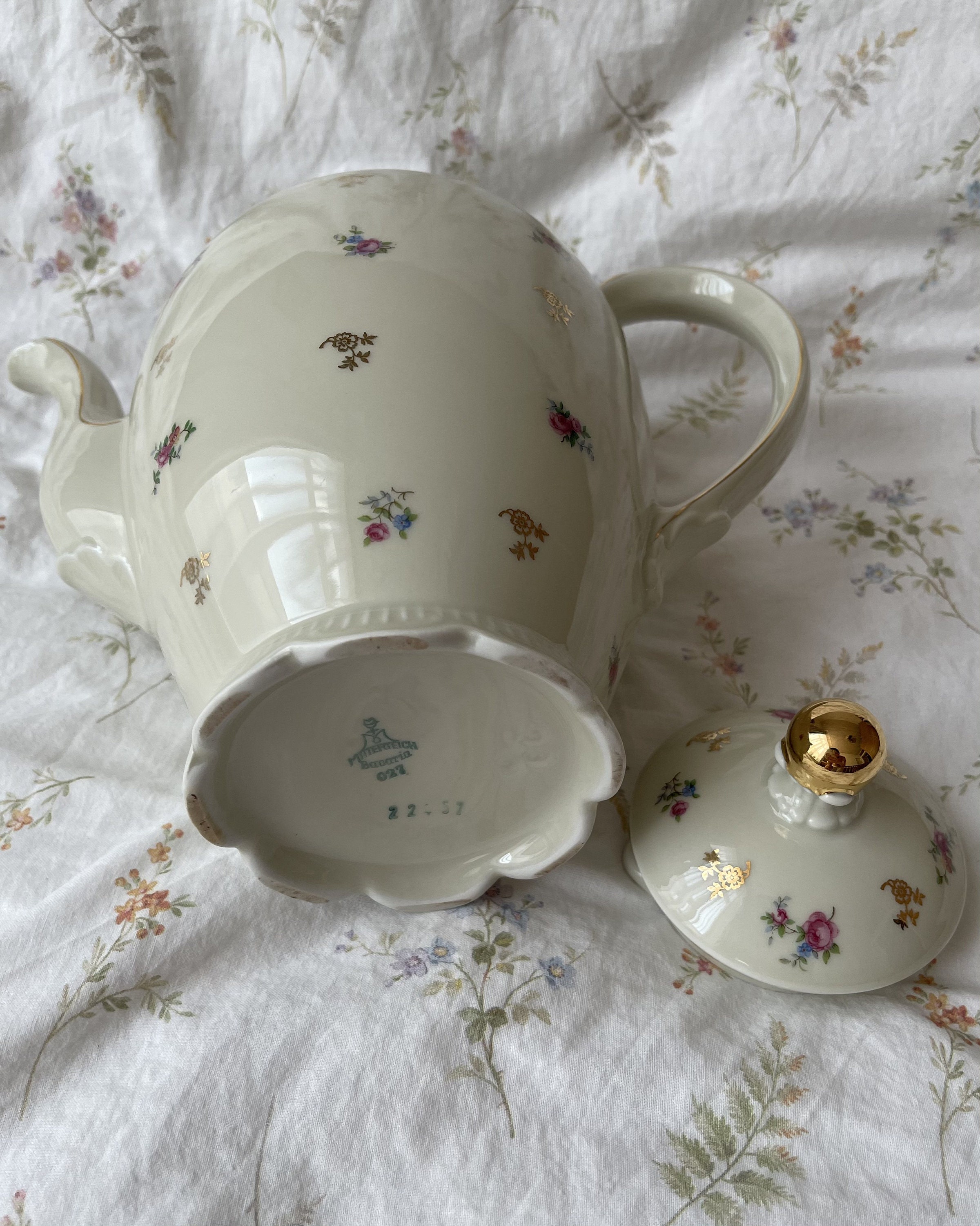 1940s Vintage Bavaria Teapot Made in Germany Etsy