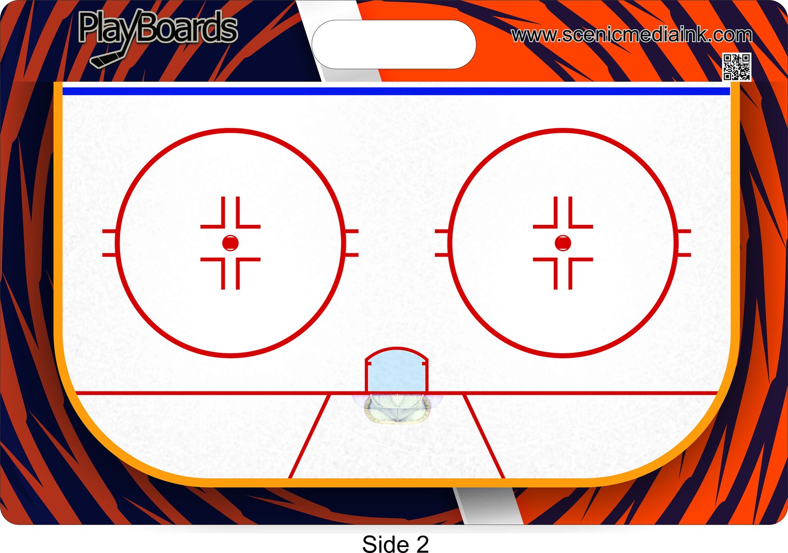 Hockey Coach Board Dry Erase 16 X 24 Etsy