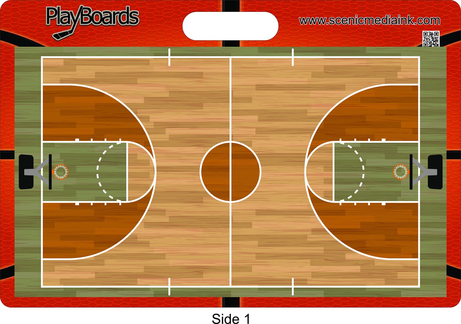 Basketball Coach Board Dry Erase 16 X 24 Etsy