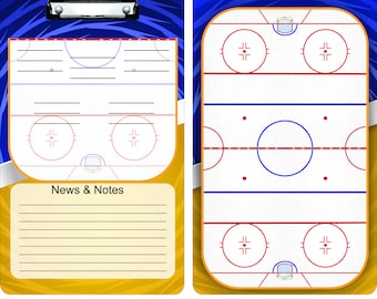 Ringette Dry Erase Clipboard
