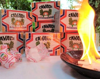 Cavadi camphre raffiné 1 paquet de 105 comprimés Inflammable arôme fort Katpooram Kapuru