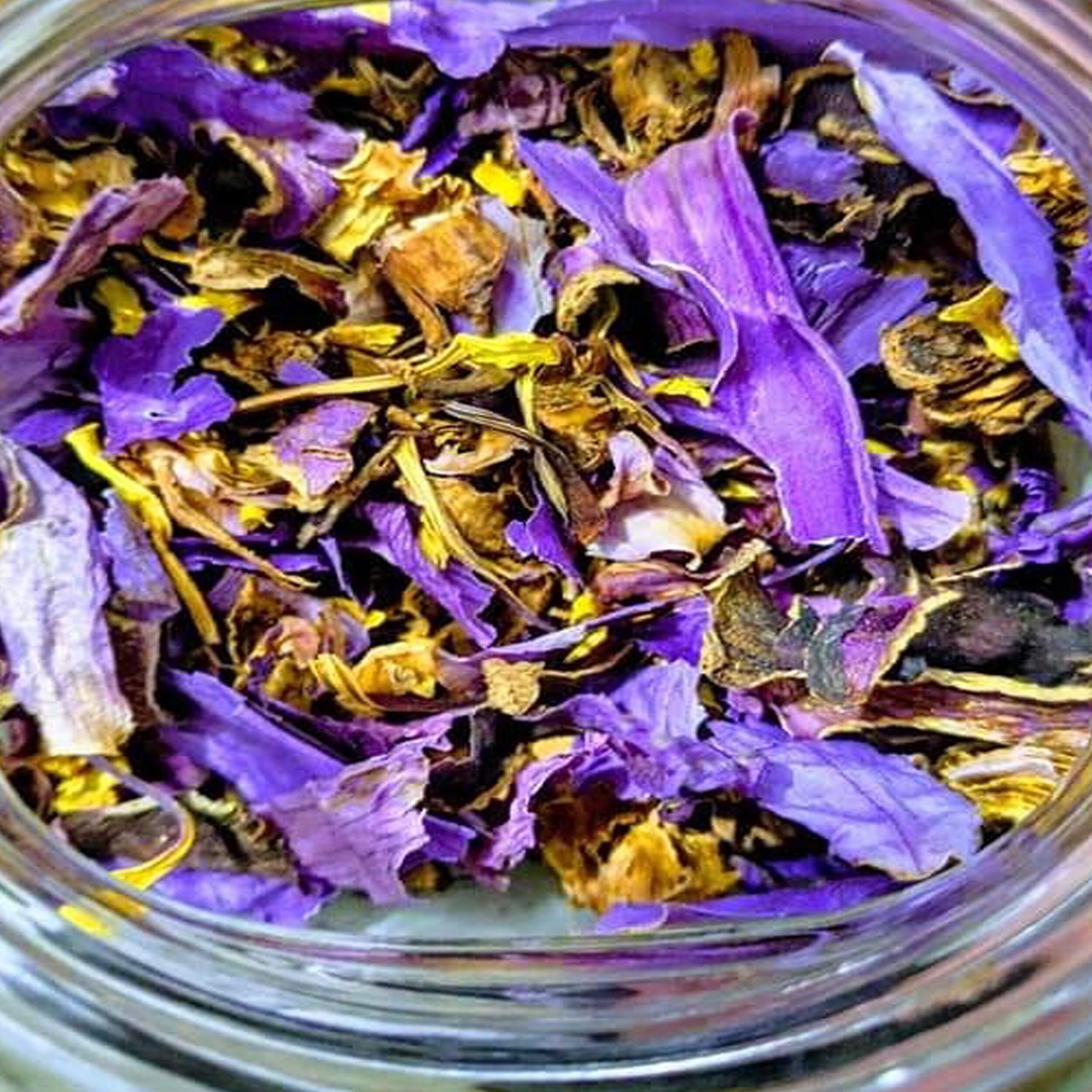 Organic Blue Lotus Flowers Dried / Nymphaea Caerulea Herbal Tea/ Smoke Egyptian Whole