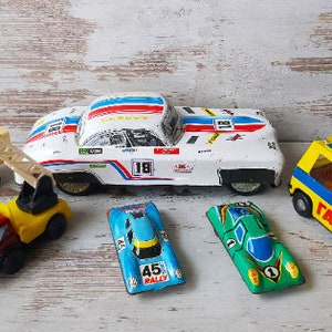 1970 年代 - 1980 年代、ブリキおもちゃの車 6 台セット##2