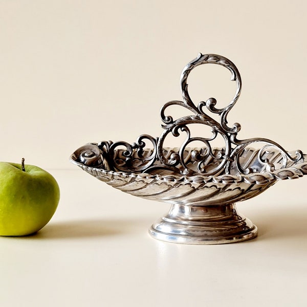 Antique Silver Spoon Holder Etsy
